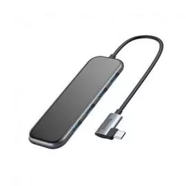 Адаптер Baseus Multi-functional Type-C на USB 3.0 х 3/HD4K/PD (Gray)