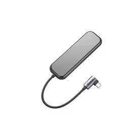 Адаптер Baseus Multi-functional Type-C на USB 3.0 х 4/PD (Deep Gray)
