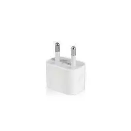 Адаптер USB для iPhone 5/6 (5V-2A) (белый)