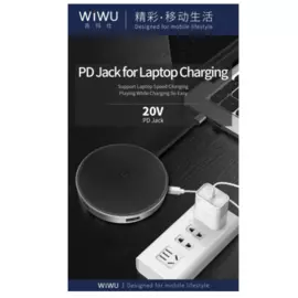 Адаптер Wiwu Apollo USB-C 5 в 1 на USB 3.0/3xUSB 2.0/Wireless Charging 5W (A641WC) (Silver)