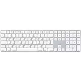 Apple Keyboard Magic with Numeric Keypad White/Silver (MQ052RS/A) беспроводная клавиатура