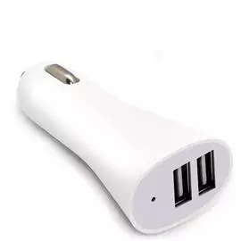 Автомобильное зарядное устройство Devia Smart 2XUSB Car Charger Suit для Apple iOS 2.4A (White)