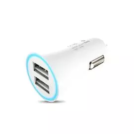 Автомобильное зарядное устройство Devia Smart (991579) 2.4A (2xUSB) (White)
