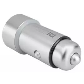 Автомобильный блок питания Xiaomi MI Сar Сharger 2xUSB 2.4A - 3.6A (Silver)