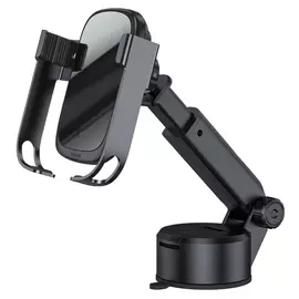 Автомобильный держатель Baseus Rock-solid Electric Holder Wireless Charger Kit Black 10W (WXHW01-B01) (черный)