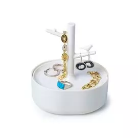 Balvi Шкатулка для украшений Birdie белая пластик ABS 16,8x15x12,4 см