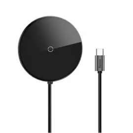 Беспроводное зарядное устройство Baseus Circular Mirror Wireless Charger HUB (TYPE-C to USB 3.0*1+USB2.0*3/TYPE-C PD) (WXJMY-0G) серый