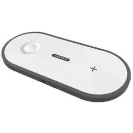 Беспроводное зарядное устройство Earldom 2 в1 Wireless Charger (ET-WC5) 2A пластик (белый)