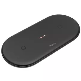 Беспроводное зарядное устройство Hoco (CW23) Dual Wireless Fast Charger (черный)
