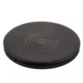 Беспроводное зарядное устройство i-Carer (QX100-IWXC003bl) Microfiber Leather Fast Wireless Charging (5-9V/2A) (черный)