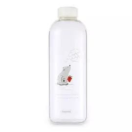 Бутылка для воды Remax (RT-CUP32) Polar Bear стекло 1000 мл (прозрачный)