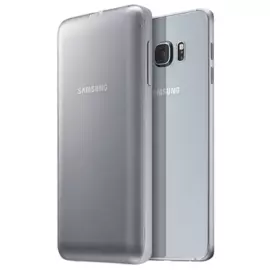 Чехол-аккумулятор Samsung 3400 mAh для Galaxy S6 Edge Plus пластик (серебристый) (EP-TG928BSRGRU)