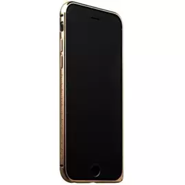 Чехол-бампер iBacks Cameo Series для Apple iPhone 6S алюминиевый (ip60010) (Damascus Champagn Gold)