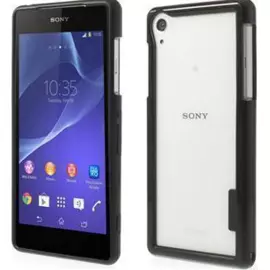 Чехол-бампер Platina для Sony Xperia Z2 пластиковый (черный)