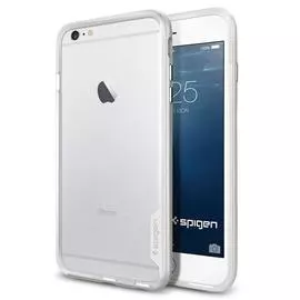 Чехол-бампер Spigen Neo Hybrid EX для Apple iPhone 6 Plus/6S Plus (Satin Silver) SGP11059