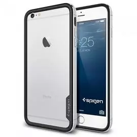 Чехол-бампер Spigen Neo Hybrid EX Metal для Apple iPhone 6 Plus/6S Plus (Satin Silver) SGP11191