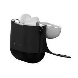 Чехол Devia Wireless Charging Leather Case для Airpods (черный)