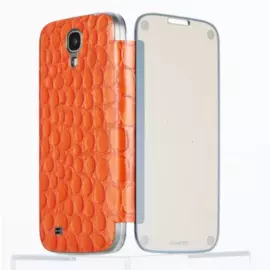 Чехол-книжка AnyMode Me-in Mirror Flip Cover для Samsung Galaxy S4 Orange Crocodile (BRMI000ROR)