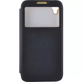 Чехол-книжка Armor Case для Alcatel Idol 3 (4.7) с окном искусственная кожа (чёрный)