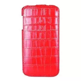 Чехол-книжка Armor Case для Samsung Galaxy S5 искусственная кожа крокодил (красный)
