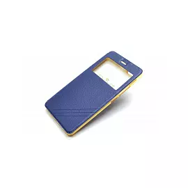 Чехол-книжка Armor Case для ZTE Nubia Z9 max искусственная кожа/силикон с окном (синий)