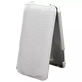 Чехол-книжка Armor для Samsung Galaxy S5 i9600 искусственная кожа (белый крокодил)