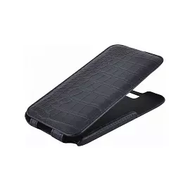 Чехол-книжка Armor Flip Case для Samsung Galaxy N7100 искусственная кожа (черный крокодил)