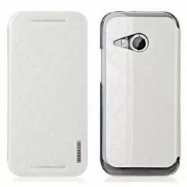 Чехол-книжка Baseus Brocade Case для HTC M8 натуральная кожа (белый)