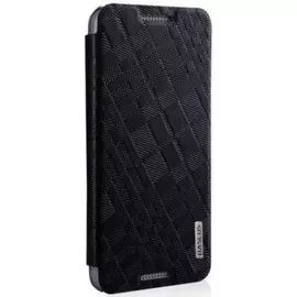 Чехол-книжка Baseus Brocade Case для HTC M8 натуральная кожа (черный)