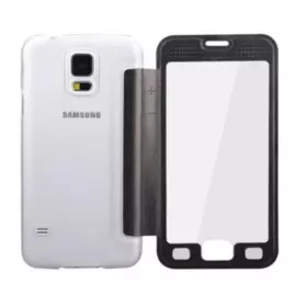 Чехол-книжка Baseus Starry для Samsung Galaxy S5 натуральная кожа (серый)