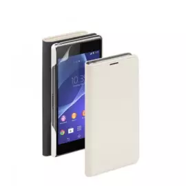 Чехол-книжка Deppa Wallet Cover для для Sony Xperia Z2 искусственная кожа (белый)
