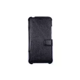 Чехол-книжка для Lenovo K30 искусственная лаковая кожа (черный)