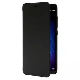Чехол-книжка Flip Case для Xiaomi Redmi 5A искусственная кожа, силикон (черный)
