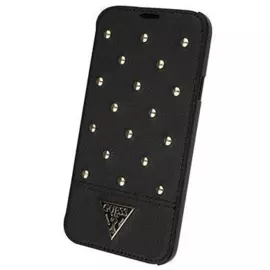 Чехол-книжка Guess Tessi Flip для Samsung Galaxy S5 натуральная кожа (черный)