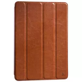 Чехол-книжка Hoco Crystal Leather case для Apple iPad Pro 11 (2018) натуральная кожа (коричневый)
