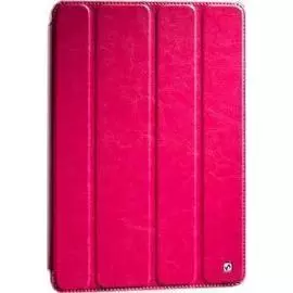 Чехол-книжка Hoco Crystal Series для Apple iPad Air /2017 искусственная кожа с подставкой (Rose Red)