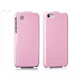 Чехол-книжка Hoco Duke Leather Case для Apple iPhone SE/5S/5 (Rose Red)