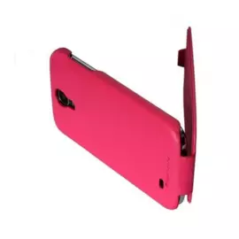 Чехол-книжка Hoco Leather Case для Samsung Galaxy Note (i9220) натуральная кожа (малиновый)