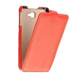 Чехол-книжка Hoco Leather Case для Samsung Galaxy Note (i9220) натуральная кожа (оранжевый)