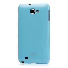 Чехол-книжка Hoco Leather Case для Samsung Galaxy Note (i9220) натуральная кожа (голубой)