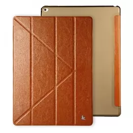 Чехол-книжка Jisoncase PU Leather JS-PRO-10R20 для Apple iPad Pro 12.9 (искусственная кожа с подставкой) (Brown)