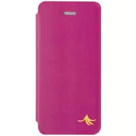 Чехол-книжка K-cool ультра-тонкий для Apple iPhone SE/5S/5 натуральная кожа (розовый)