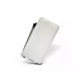 Чехол-книжка Leather Сover для LG G3 натуральная кожа/пластик с окном (white)