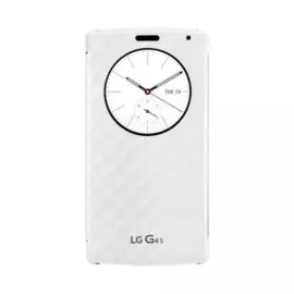 Чехол-книжка LG QuickCircle (CFR-100C) для LG G4 H818 пластик полиуретан (white)