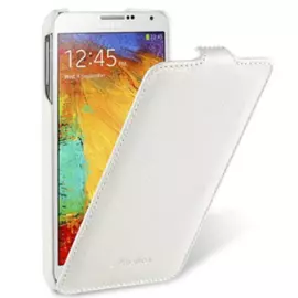 Чехол-книжка Melkco Leather Case для Samsung Galaxy Note (i9220/N7000) натуральная кожа (белый)