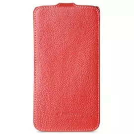 Чехол-книжка Melkco Premium для HTC One mini 2 натуральная кожа (красный)