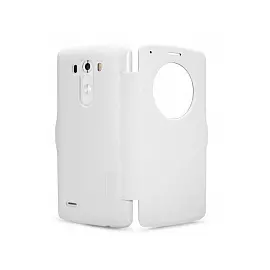 Чехол-книжка Nillkin Fresh Series для LG G3/D855 натуральная кожа (белый)