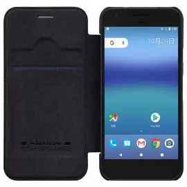 Чехол-книжка Nillkin QIN Leather Case для Google Pixel XL (натуральная кожа (черный)