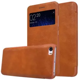Чехол-книжка Nillkin QIN Leather Case для LG Nexus 5X натуральная кожа (коричневый)