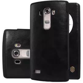 Чехол-книжка Nillkin QIN Leather Case для LG G4s (H736 / H734) натуральная кожа (черный)